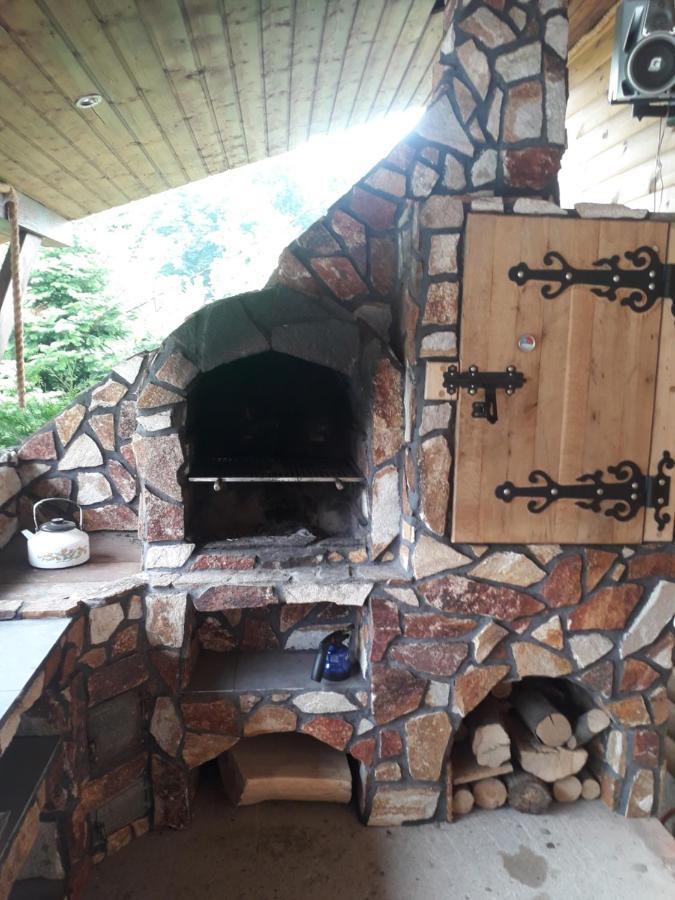 Jaskowa Chata Bieszczady Apartament Z Basenem Baligród Eksteriør bilde